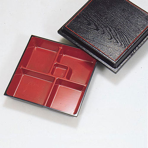 320-52122 城陽弁当 黒内朱 耐熱