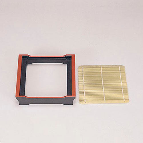 390-73011 貴舟正角そば枠 黒天朱