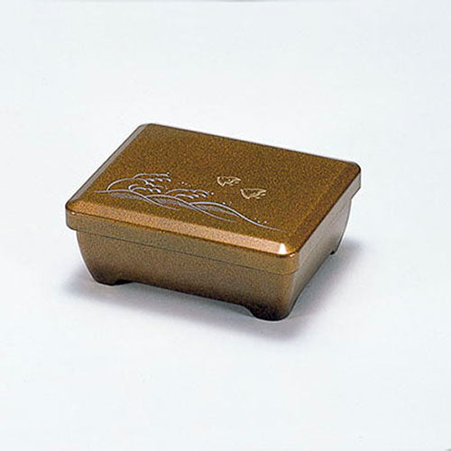 380-17121 角長丼重 金パール千鳥内朱