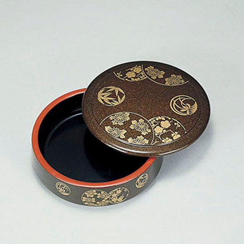 400-20008 7寸丸桶 蓋 パール花丸