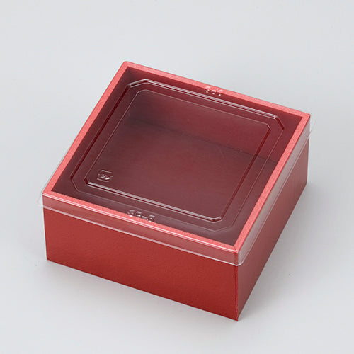 127-10010 Wアカ11角SP-5透明蓋セット<140セット入>