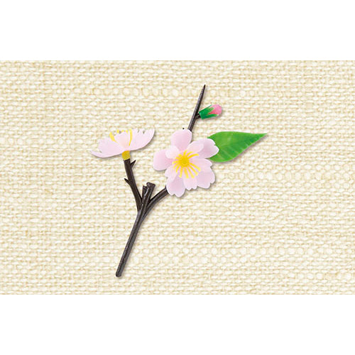 178-10068 造花 二輪桜<200(50×4)個入>
