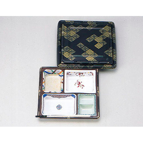 101-10048 弁当容器 T-85-B蓋金箔<400個セット>