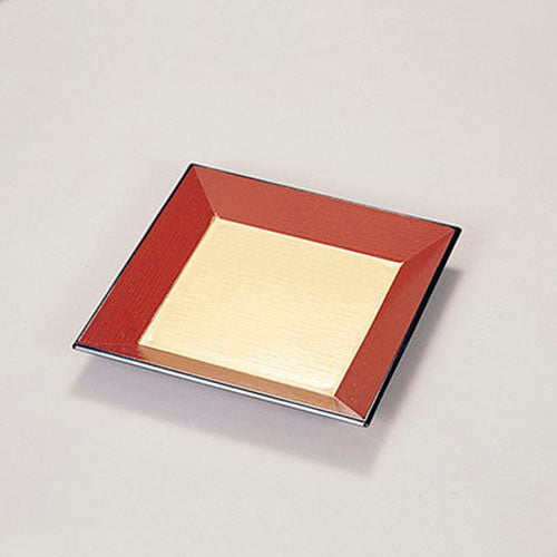 420-14021 新四方盆<小> 朱内金