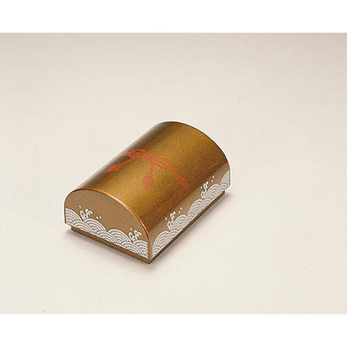 430-37011 玉手箱 金パール波絵