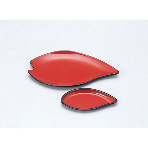 420-61011 桜花皿 朱