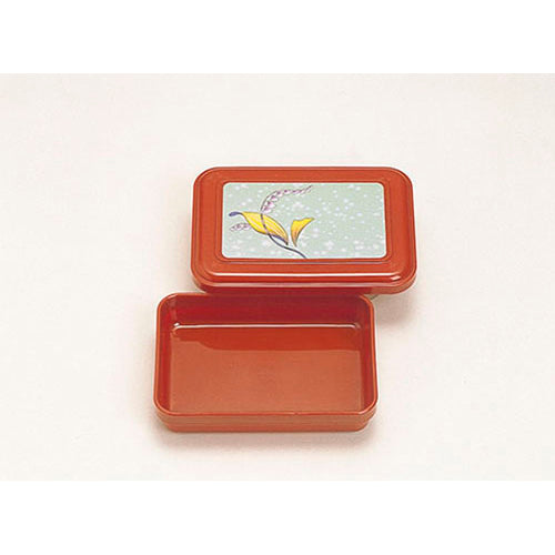 115-10002 弁当容器 主食 朱、りんどう