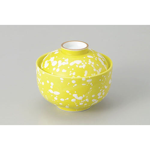 707-10335 黄白吹小蓋物