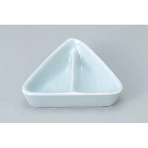 073-45 三角青磁二品盛