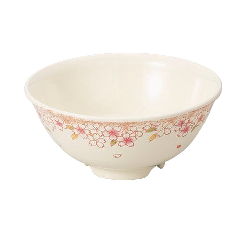 五草花 飯碗(身、蓋)(ED-202-GS、ED-203-BM)