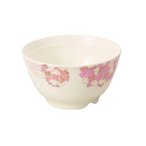 五草花 飯碗・中(身、蓋)(YD-42-GS、YD-43-BM)