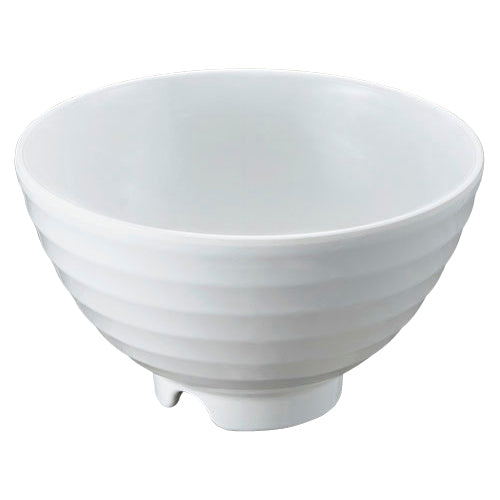 133-10040 ロクロ飯碗(身) 白(YH-410-W)