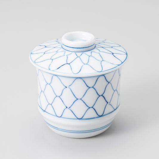 000-749　呉須網絵茶碗蒸し