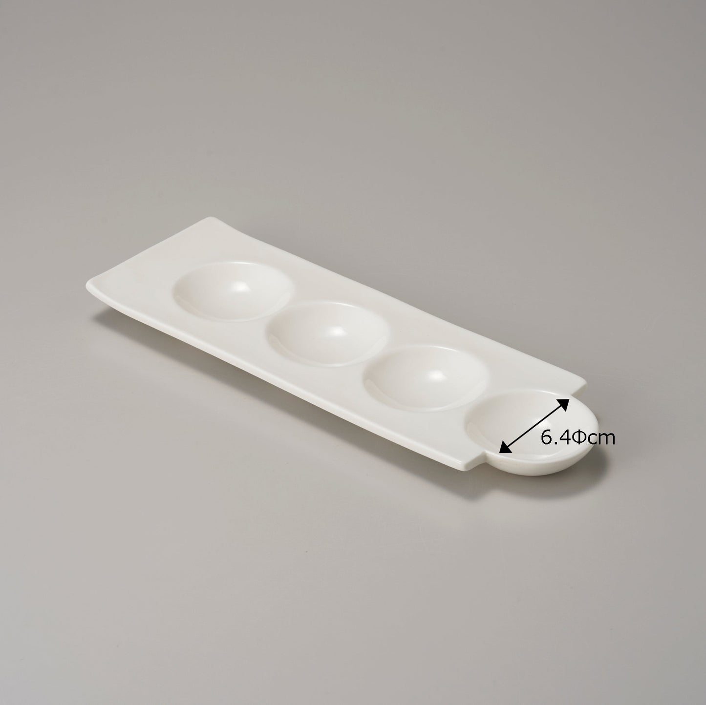 005-43　丸型フォーピースプレート