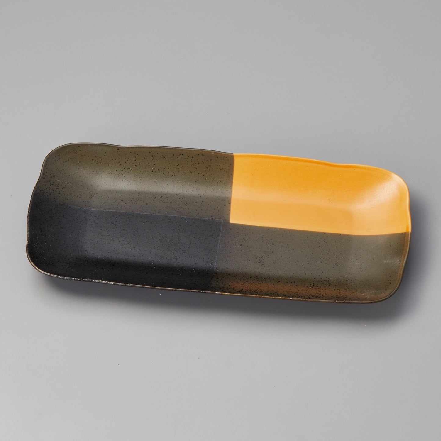 元禄塗分長角皿(大)