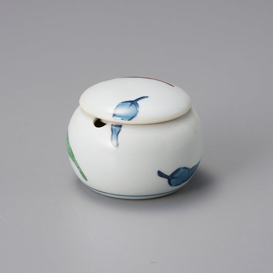 077-107　錦からし絵丸薬味入れ