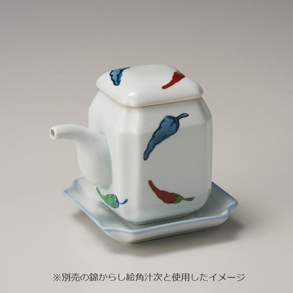 077-126　渕コバルト台皿