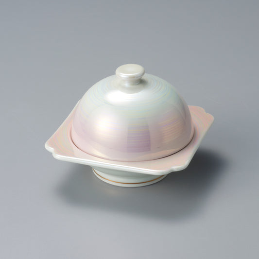 077-67　有明ドーム形蓋物　小