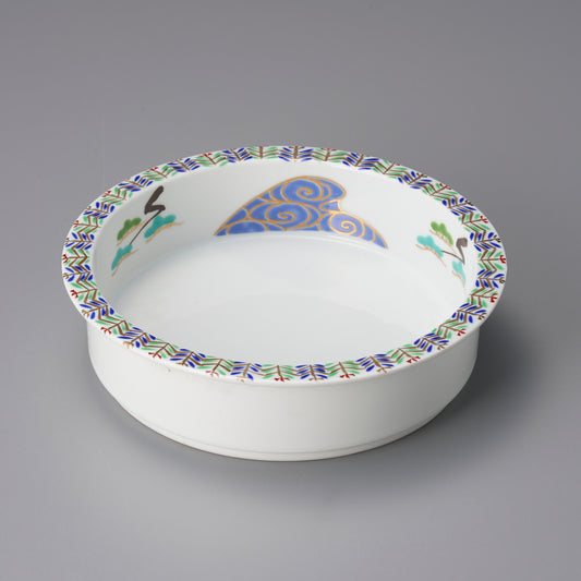 077-85　錦黄松丸向付