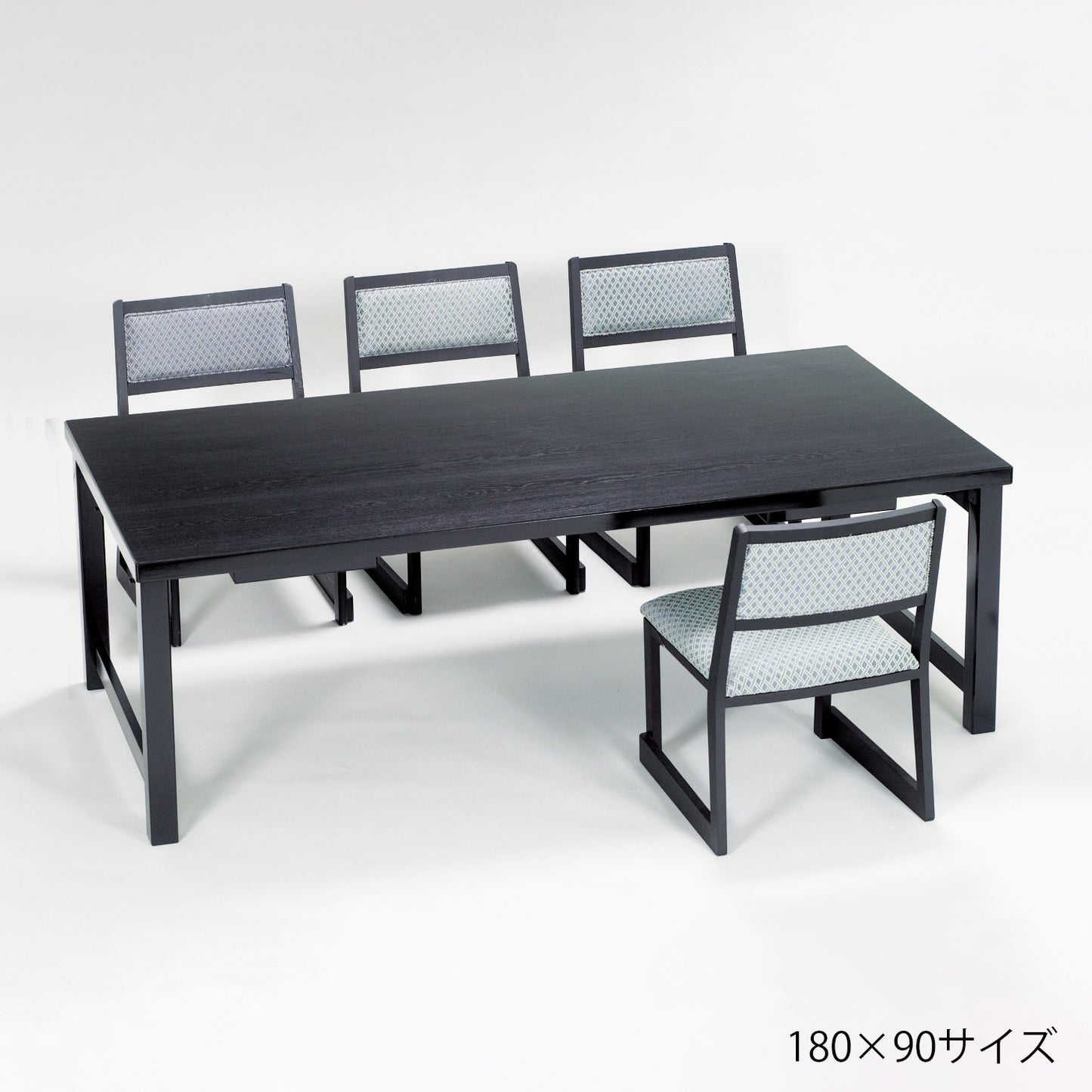 H型脚　8本脚兼用机　幕板なし　ハードグリーン乾漆