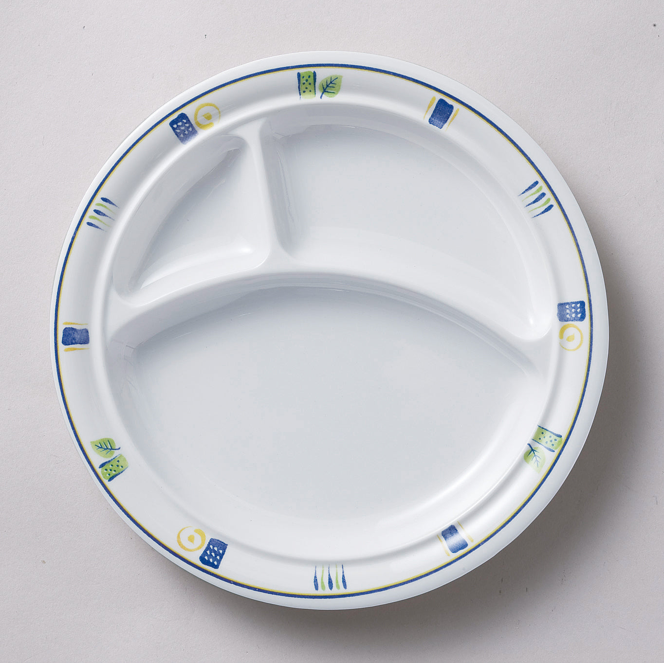 133-10150-07　フォレスト　三ツ切ランチ皿(CL-21-F)