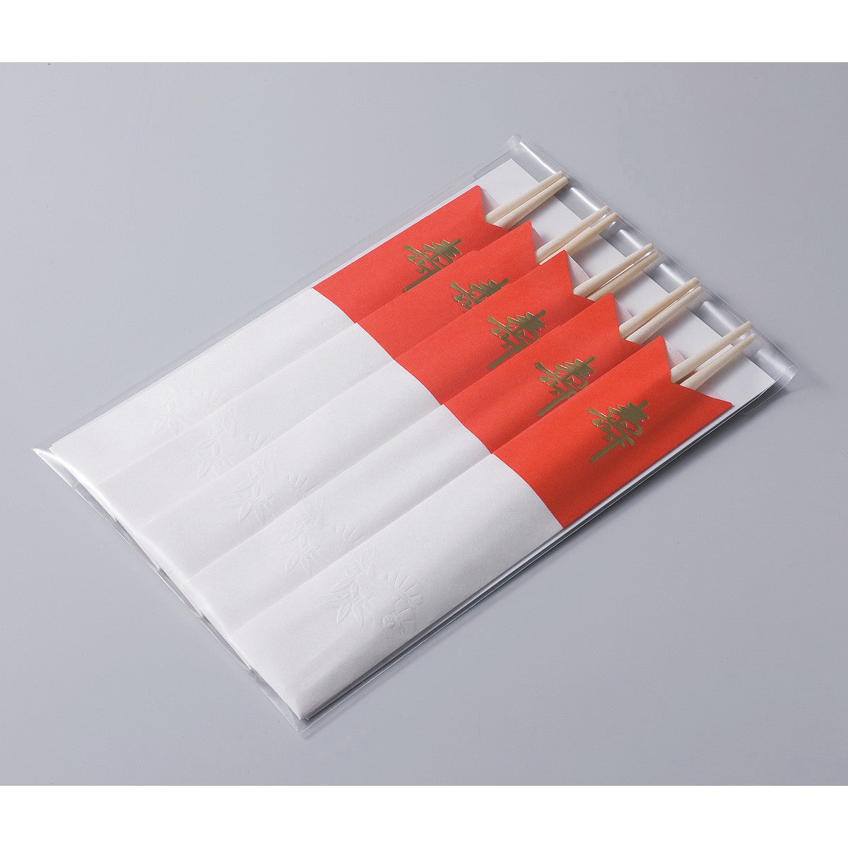 三折紅白金寿アスペン長八入り　5膳セット