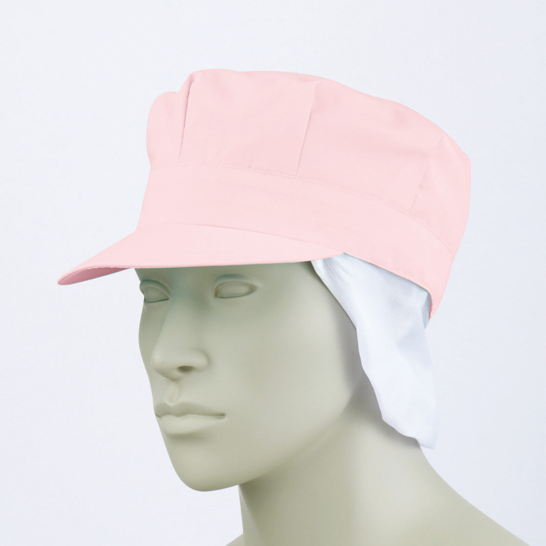 天メッシュ八角帽子たれ付