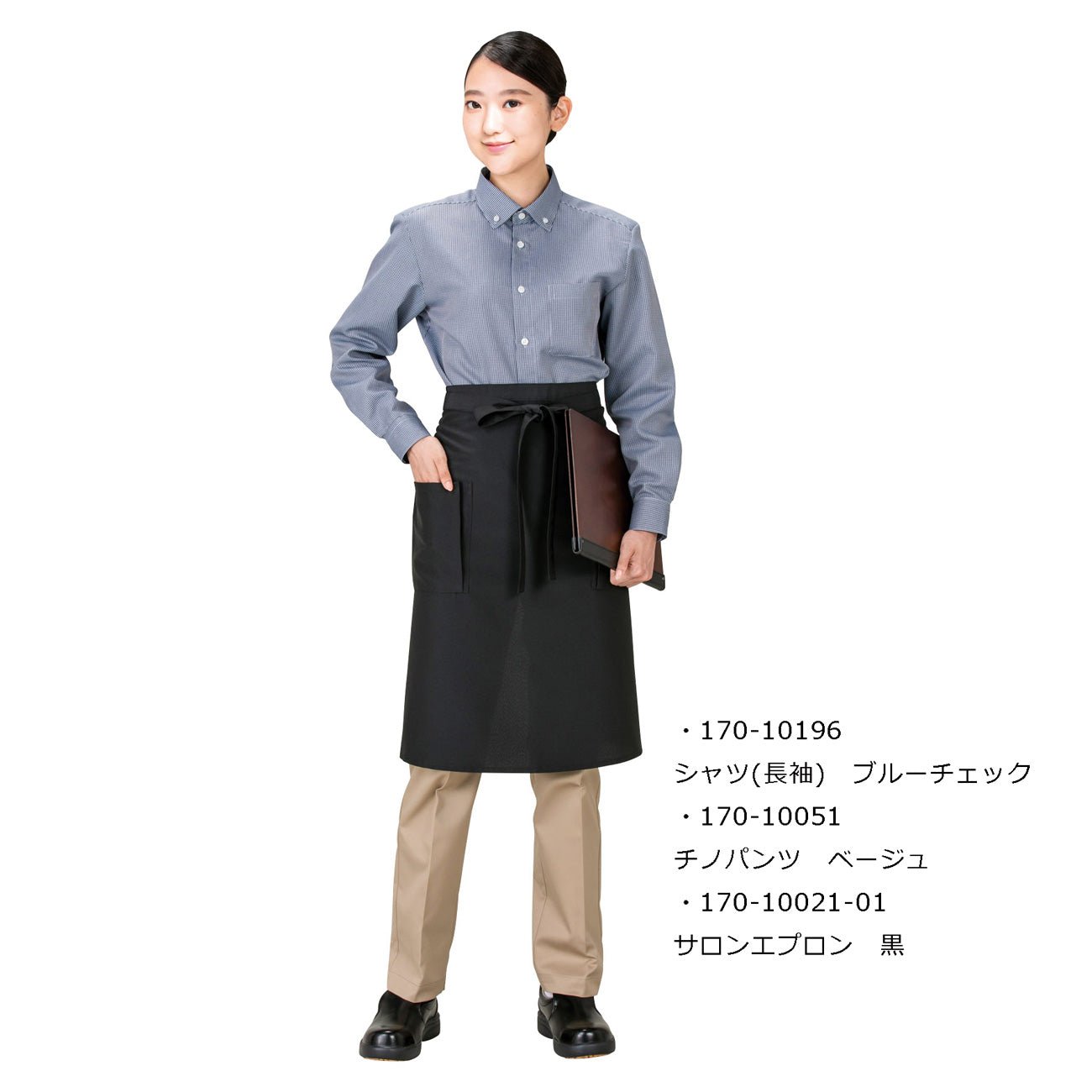 パンツ(ワンタック)　黒