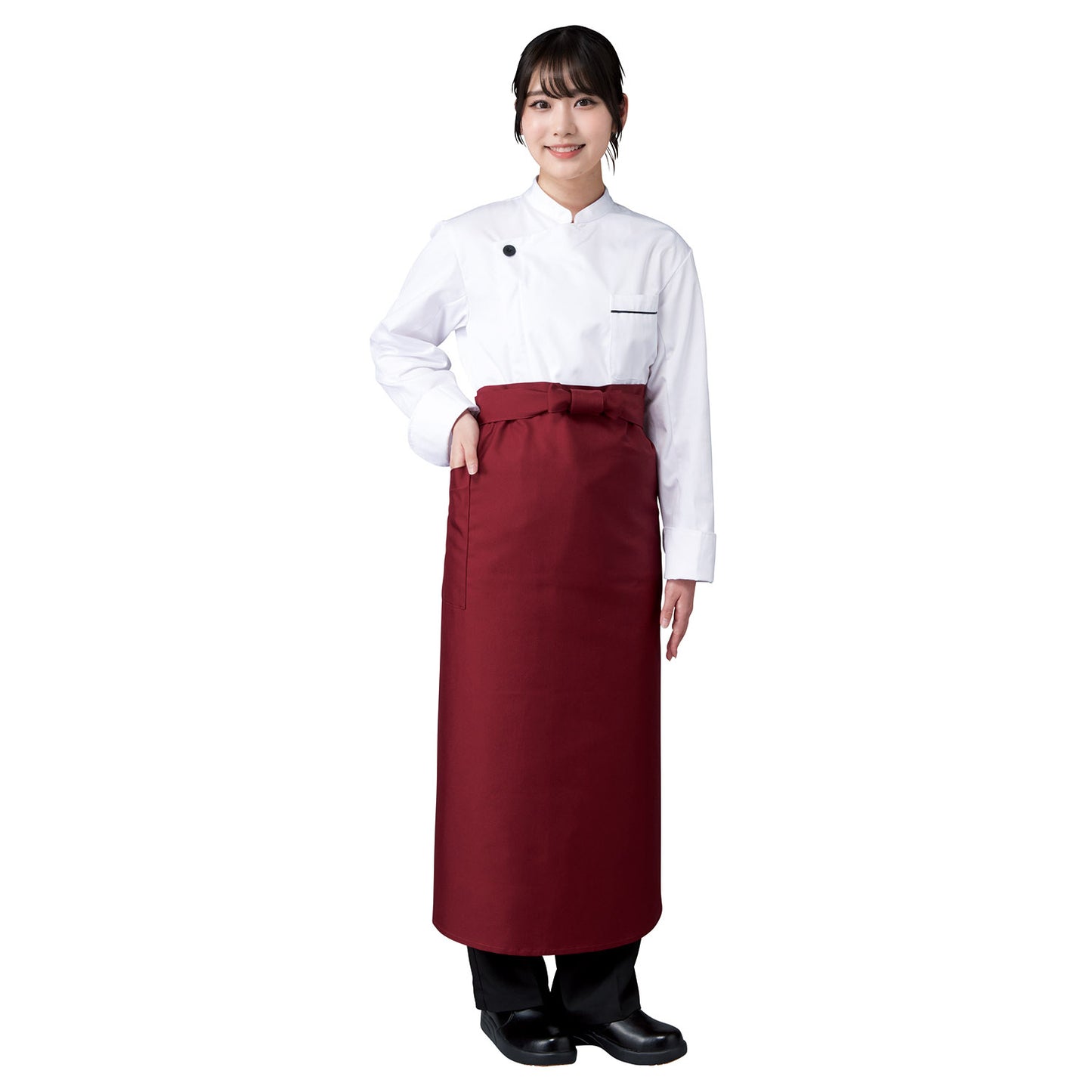 ロングエプロン