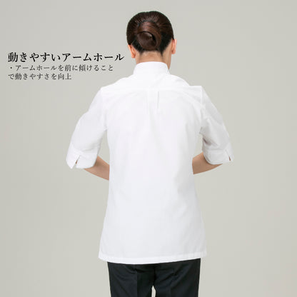 ショップコート七分袖