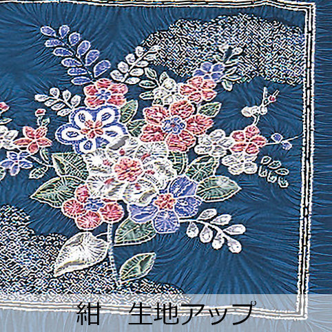 座布団カバー「角中三本線花」