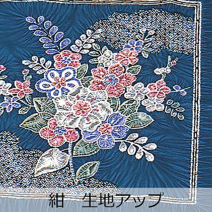 座布団カバー「角中三本線花」