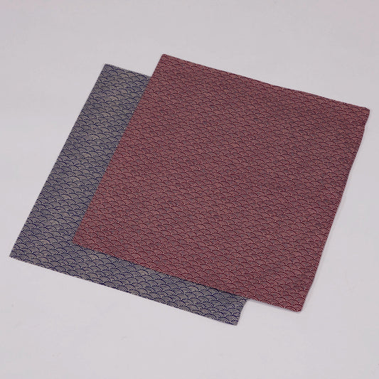 座布団カバー「青海波」