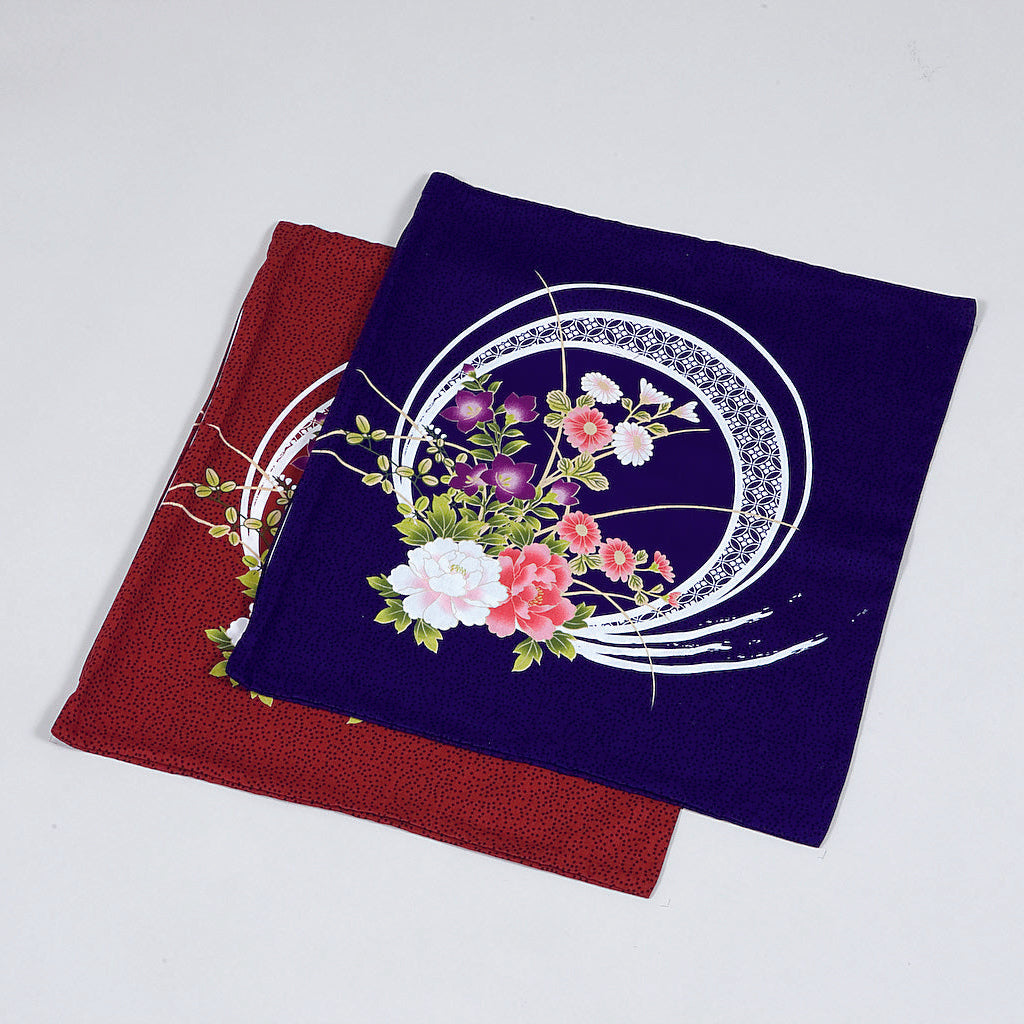 座布団カバー「丸花紋」