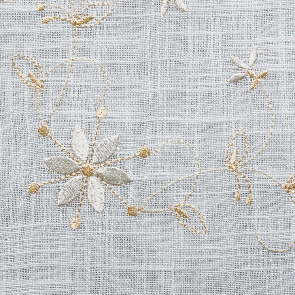 刺繍レース座布団カバー