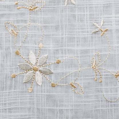 刺繍レース座布団カバー
