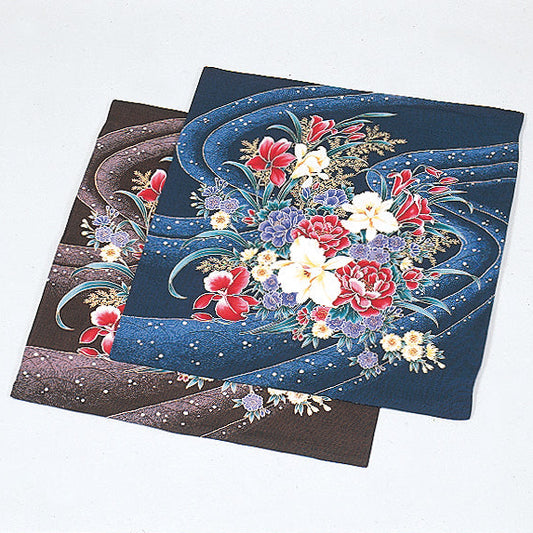 座布団カバー「流水花絵」