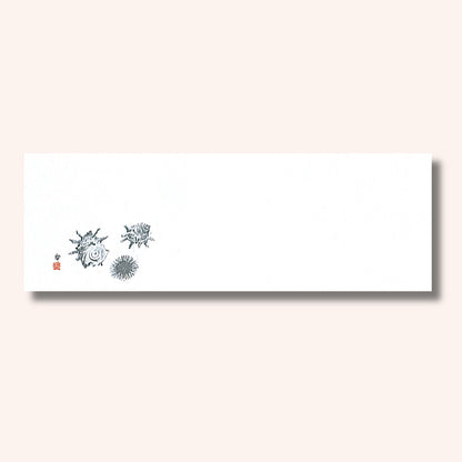 192-20007　箸置雲竜和紙マット　さざえ (オールシーズン)