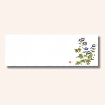 192-20083　箸置雲竜和紙マット　新野菊 (10・11月)