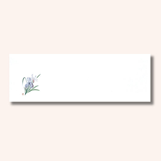 192-20124　箸置雲竜和紙マット　花菖蒲 (5・6月)