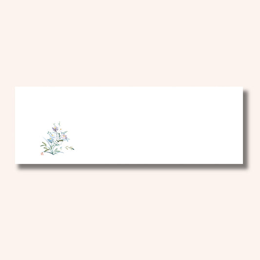 192-20142　箸置雲竜和紙マット　野菊 (10・11月)