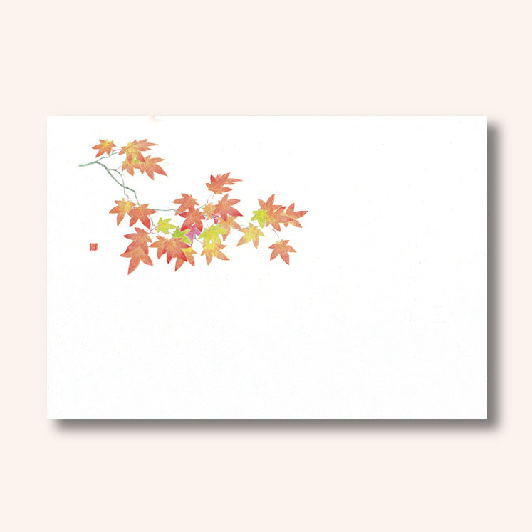 201-60033　尺5上質紙マット 紅葉 (9・10月)