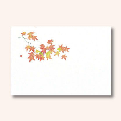 201-60033　尺5上質紙マット 紅葉 (9・10月)