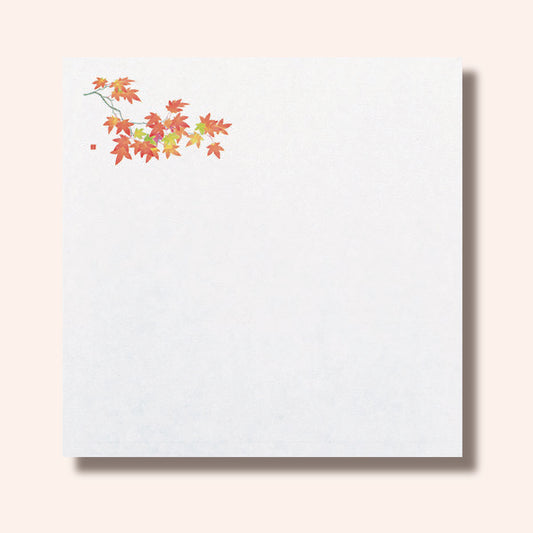 耐油天紙懐敷 紅葉 (9・10月)