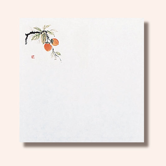 耐油天紙懐敷 熟柿 (9・10月)