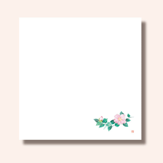 耐油天紙懐敷 山茶花(さざんか) (10～2月)