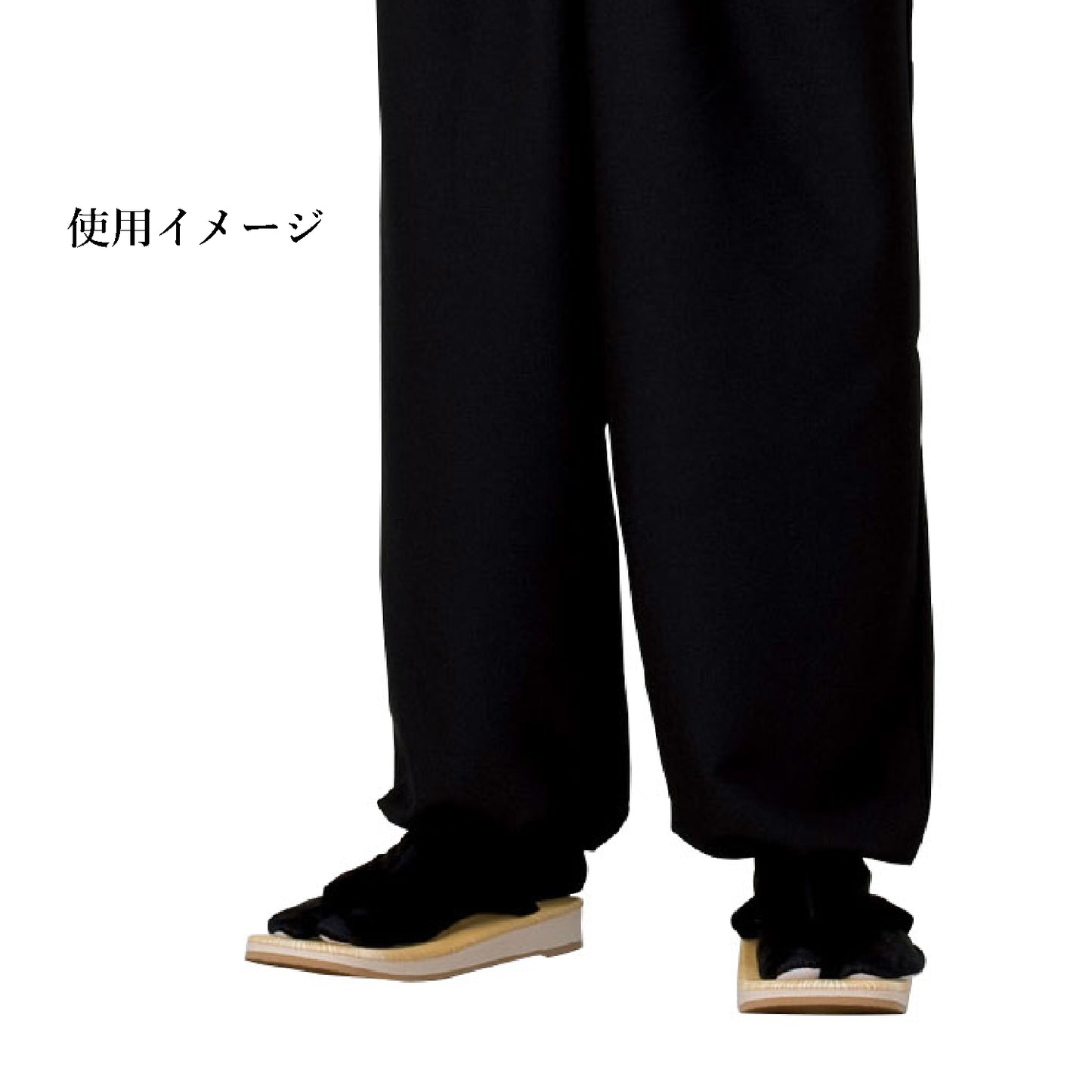 いぐさ調雪駄草履・黒