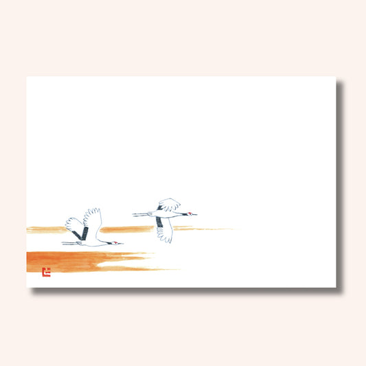 201-10067　38cm上質紙マット 祝鶴 (祝事用)