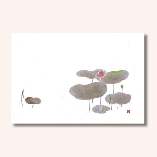 201-10071　38cm上質紙マット 新はす (仏事用)