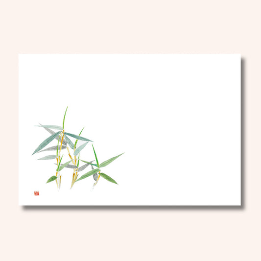 201-10085　38cm上質紙マット 笹(オールシーズン)